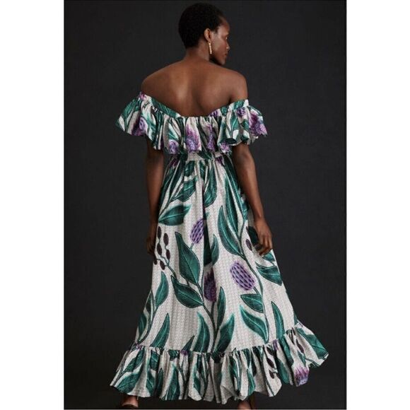 Anthropologie SIKA Off-The-Shoulder Printed Maxi
Dress/ size 2 - Picture 5 of 13